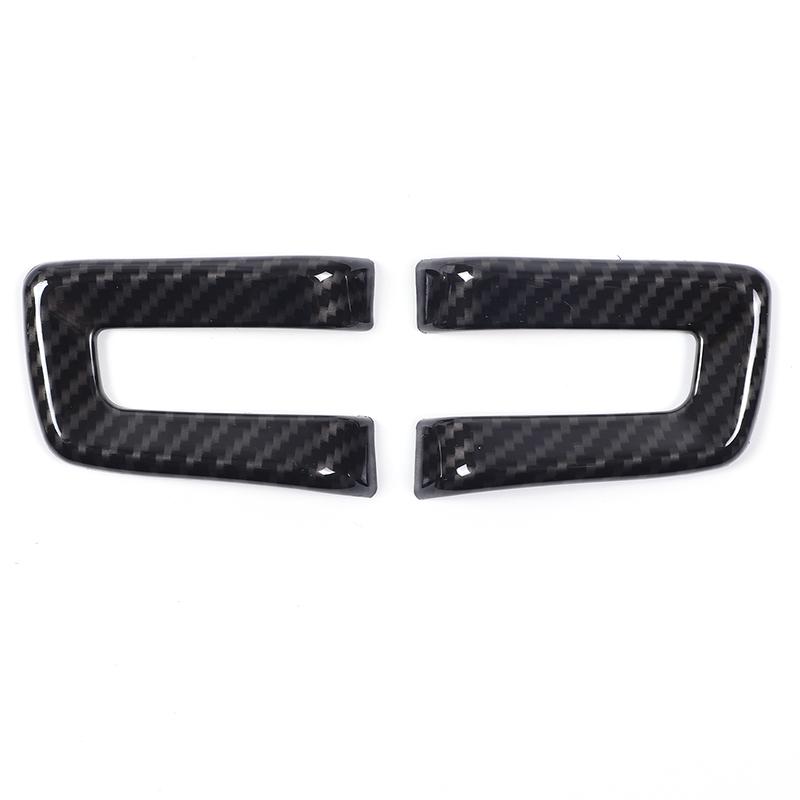

ABS Plastics For Rivian R1T/R1S Carbon Fiber Car Steering Wheel Button Frame Decorative Stickers Auto Interior Accessories
