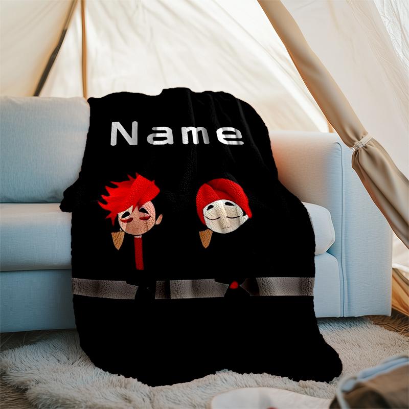 Personalized Custom Name Blanket - twenty one pilots Print Design,Blanket for Sofa,Bed,Travel,Camping - Soft and Warm, Great Gift