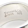 Used TIFFANY&Co. Ring Grooved Double Line EU#47.5 Silver925 9.2g Silver Accessories
