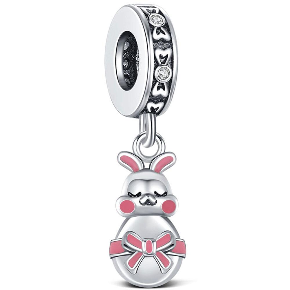 New Copper Animal Bead Bear Original Charm Firefly Pendant Fit Bracelet Diy For Women Jewelry Love Gifts