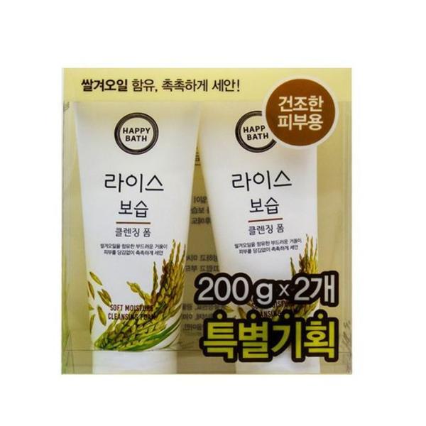 

[OF3LN508] Rice Moisturizing Cleansing Foam 200g x 2 (12107245)