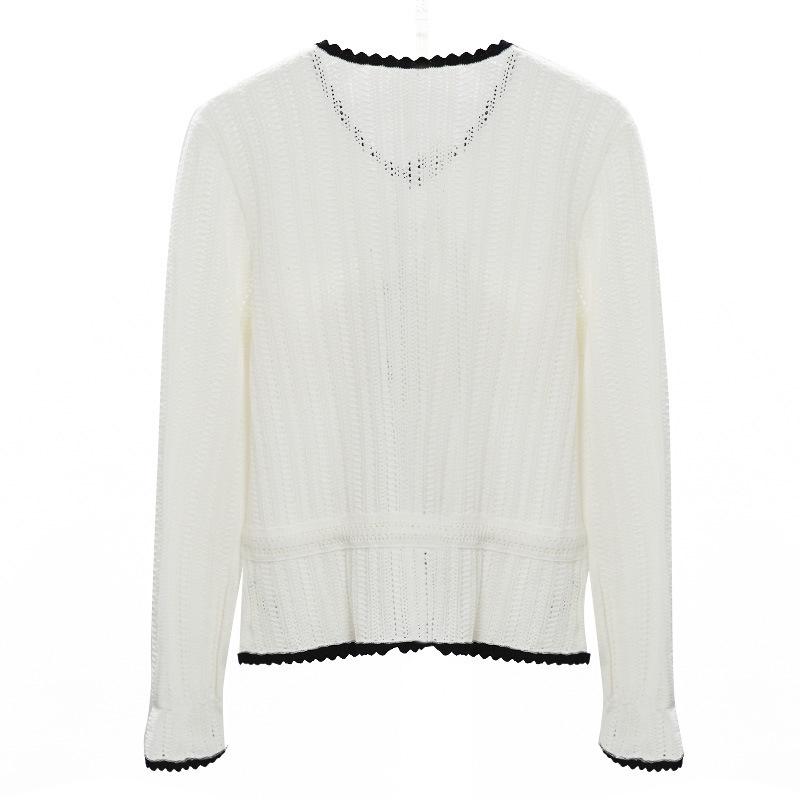 Yingjia Women's Autumn 2022 Fashion Lace-Up Knit Sweater Top