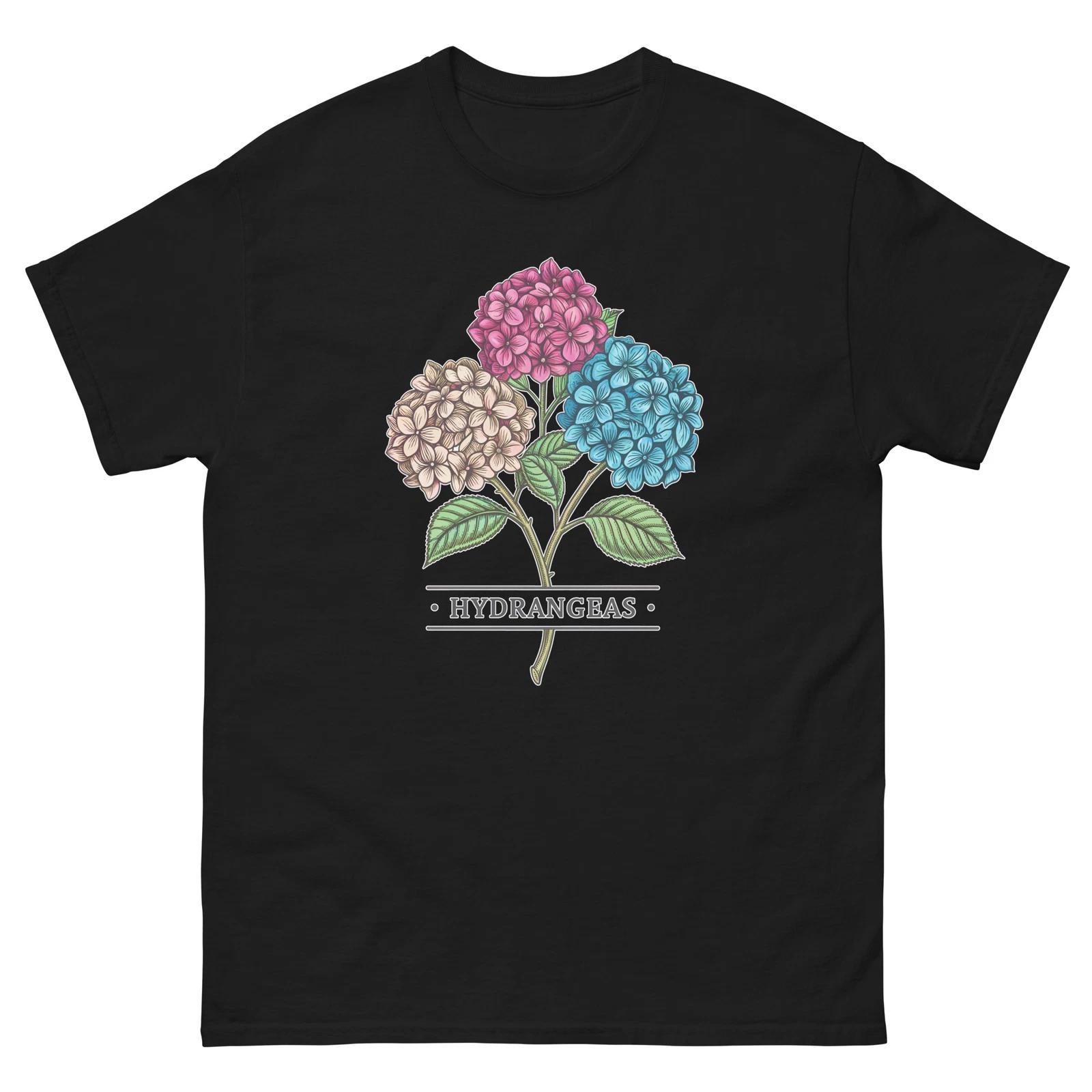 Hydrangeas Plant Horticulture Landscaping Gardening T-Shirt S