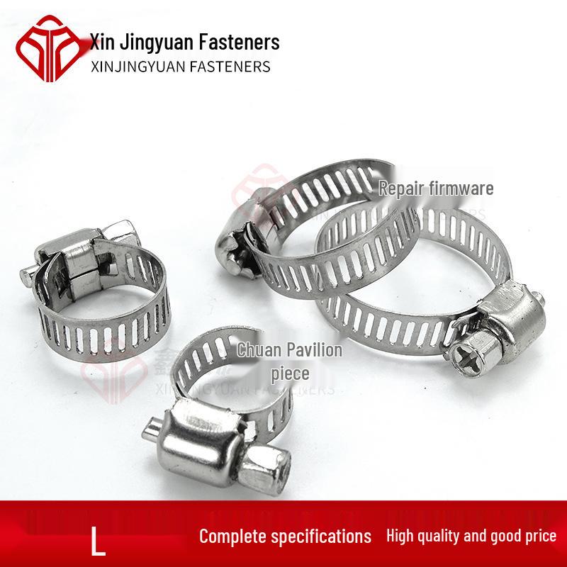 Schlauchschellen aus Edelstahl im amerikanischen Stil - 8 mm, 10 mm, 12 mm breit für Lüftungs- und Dunstabzugsrohre