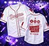 Kpop BTS Baseball Trikot Lila Kurzarm Cardigan Koreanische Streetwear Fan Support Hemd mit Knöpfen Konzertbekleidung für Damen und Herren