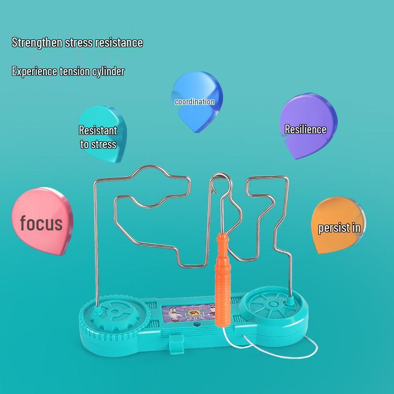 Electromagnetic Maze Challenge: Interactive Hand-Eye Coordination Game for Kids