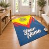 Club America Custom Name Personalized Rug Non‑Slip Doormat Floor Carpet Housewarming Birthday Gift for Family Friends