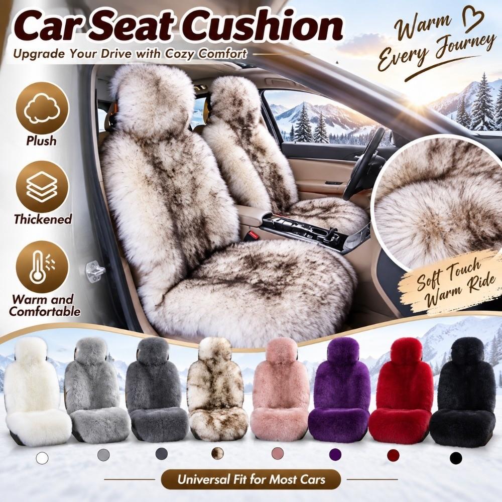 Soft Faux Fur Car Seat Cover Thickened Seat Protective Cushion Car Seat Cushion Car Front Seat
