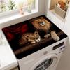 American Style Absorbent Animal Print Machine-Washable Mat - Dustproof, Fridge Cover & Plant Draining Mat