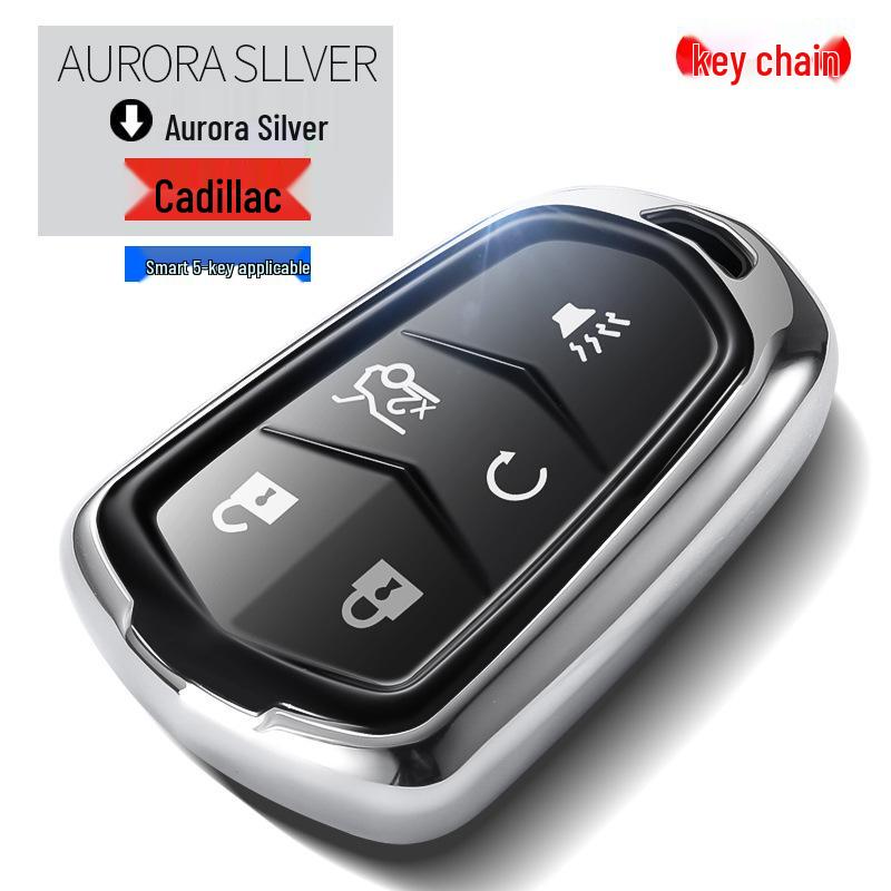 Cadillac TPU Electroplated Key Case for XT5, ATSL, XTS, XT4
