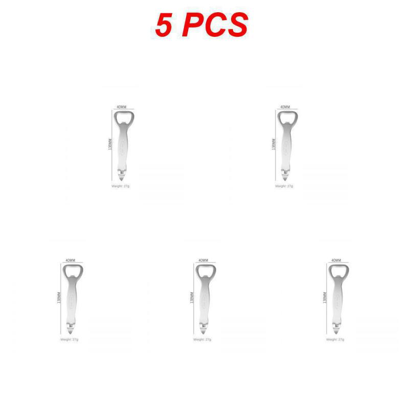 1/3/5 Stück Edelstahl Bierflaschenöffner Dickes Material Angenehme Haptik Polierfarbe Flaschenöffner Dosenöffner Leicht zu reinigen