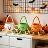 2026 New Ghost Plush Candy Bag with 3D Arms & Legs, Funny Halloween Trick or Treat Bag for Kids