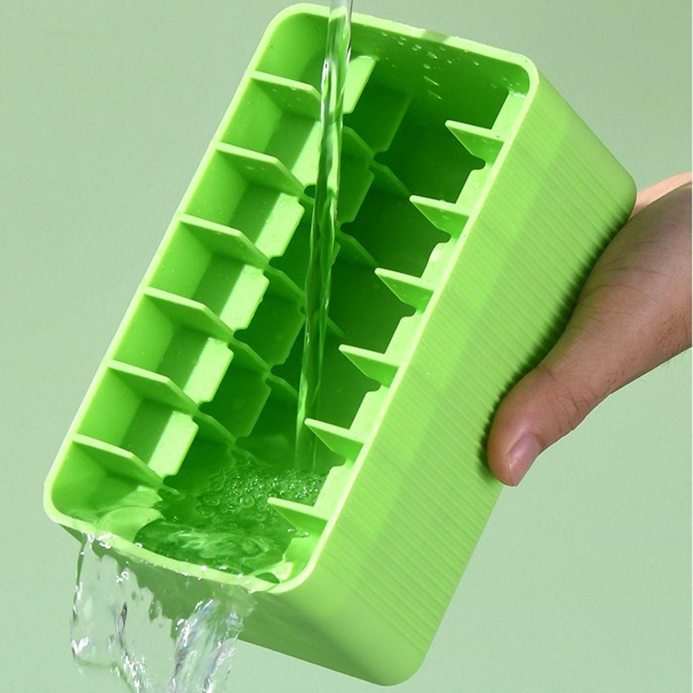 DIY Ice Cream Maker 2IN1 Press-Type Ice Maker Durable Silicone Ice Cube Tray Ice Cream