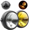 Motorcycle Modified Accessories Headlights Cg125 Modified Retro Headlights Gn125 Retro Black Shell Round Headlights