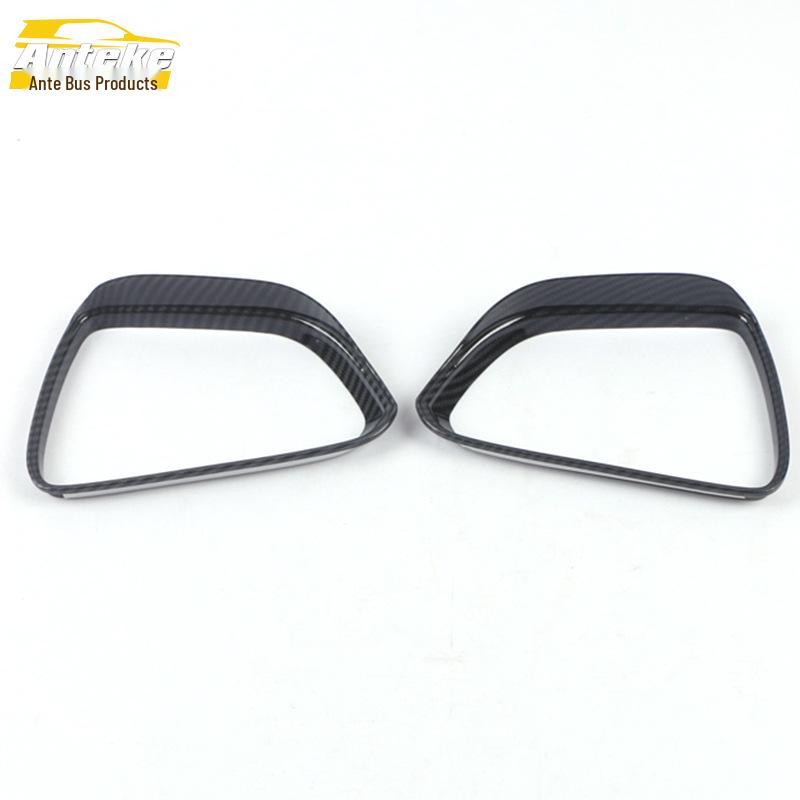19 Model 3 Rearview Mirror Rain Guard & Bright Ring Shield