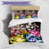 3-teiliges Bettbezug-Set (1 * Bettbezug + 2 * Kissenbezug, ohne Kern),Mighty Morphin Power Rangers Druck Bettwäsche Set, Schlafzimmer Dekoration, Ganzjahres, Geburtstag