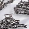 4Pcs Halloween Hair Claws Black Spider Web Skeleton Hand Bat Shape Hair Clips Anti-slip Teeth Back Head Shark Hair Clips