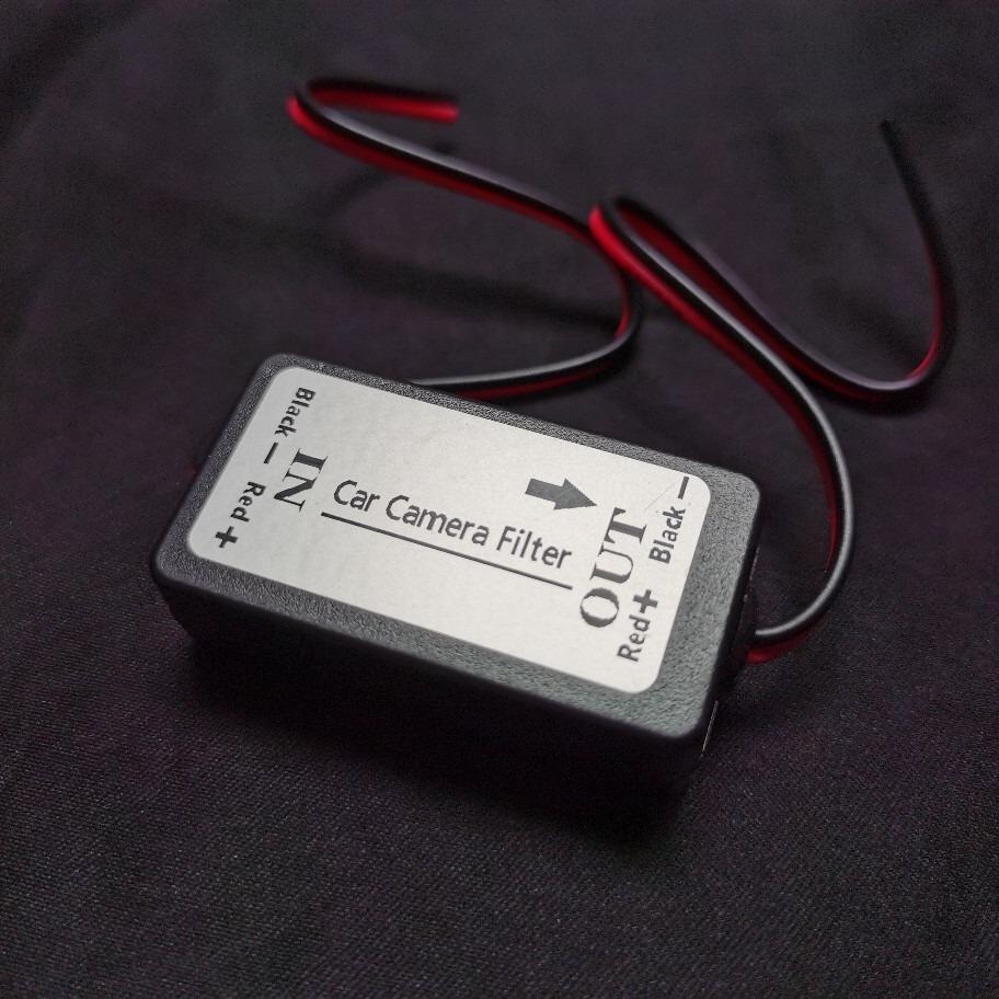 12V DC Stromrelais Kondensator Filter Anschluss Gleichrichter für Auto Rückspiegel Rückfahrkamera Gleichrichter Auto Auto Kamera Filter