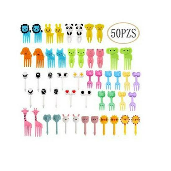 Mickey & Animal Paradise Cute Mini Bento Decoration Picks & Fruit Forks Set