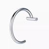 Titanium Steel Lip Stud Sticker: Trendy Fake Piercing Ring for Men & Women - Cool Disco Jewelry Accessory