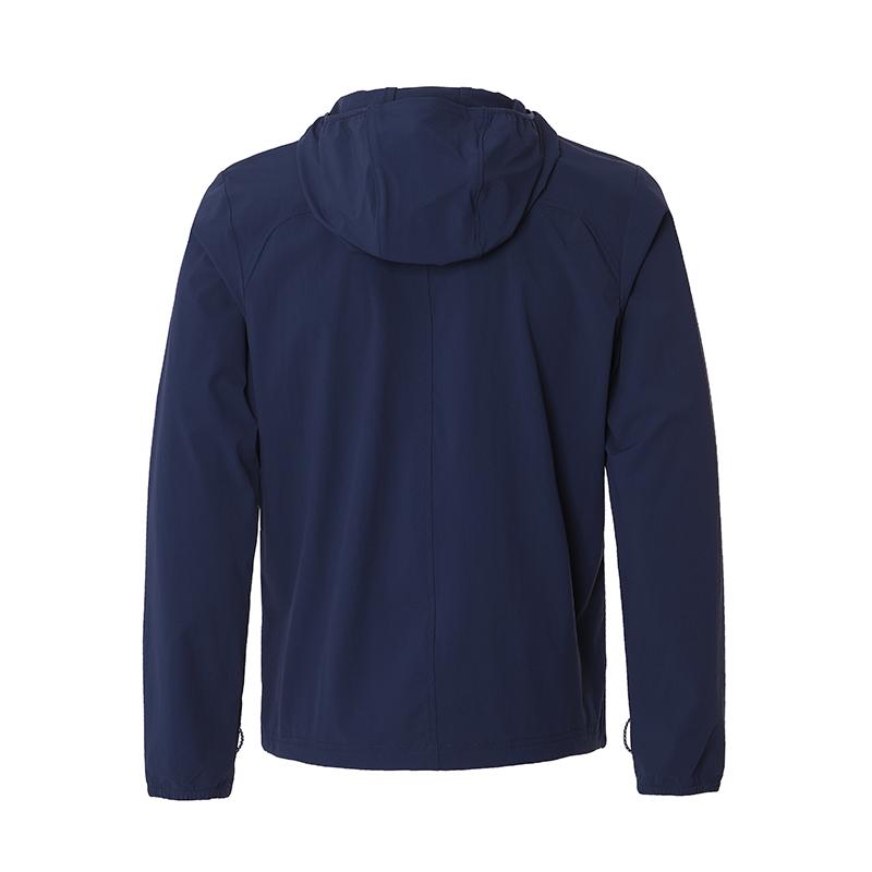 Columbia Solid Color Breathable Hooded Casual Jacket Men Jackets Blue XO8440-464
