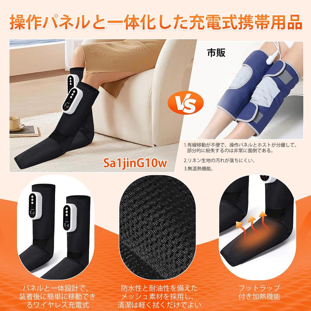 2025 New Foot Care Relaxer with Large Continuous Airbags for Warming Calves and 3 Levels of Foot 3 Intensity 3 Timer Compact Home Gift for Respect for