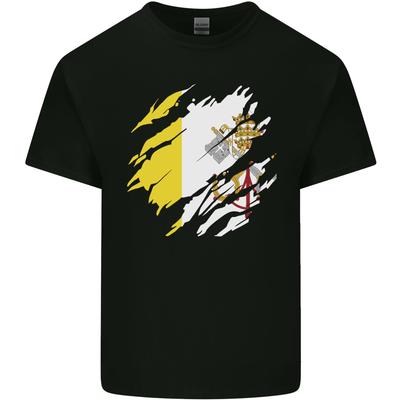Torn Vatican Flag Day Unisexs Light Cotton TShirt