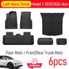 For 2025 2026 Tesla Model Y Juniper Premium Performance Floor Mats Trunk Mats Cargo Liners Seat Back Cover Protector Accessories