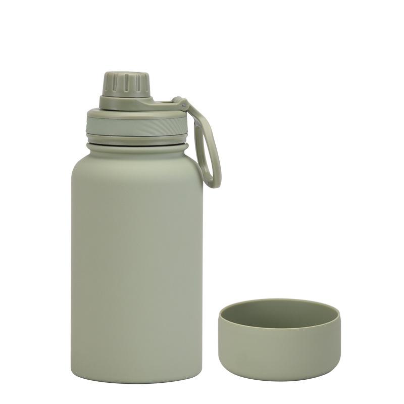 650Ml Stainless Steel Thermos Cup Non-Slip Outdoor Portable Water Cup Simple Wide Mouth Sports Kettle