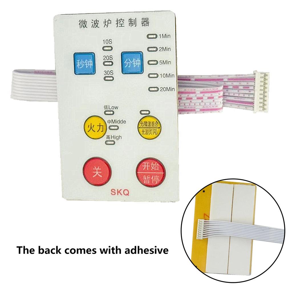 Microwave Oven Universal Board Motherboard Repair Board Modified Circuit Board Accessories Ultra-Thin Button Replacement