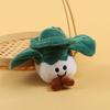 British Jelly Fun Vegetable Plush Toy Sports Ice Hockey Eggplant Pendant Boutique Plush Key Small Pendant