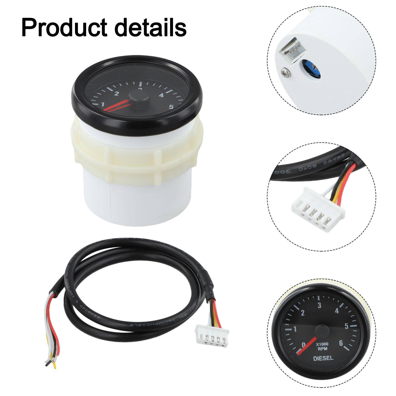 Electrical Meter Diesel Engine Gauge Diesel Engine High Performance Indicator Versatile Diesel Applications Compact Size China Mainland