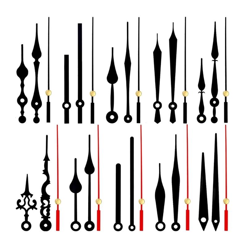 10/12/14/15/18set DIY Clock Hands for DIY Clock Making Multiple Sizes Available Great for Clock Repair DIY Crafts Easy Install