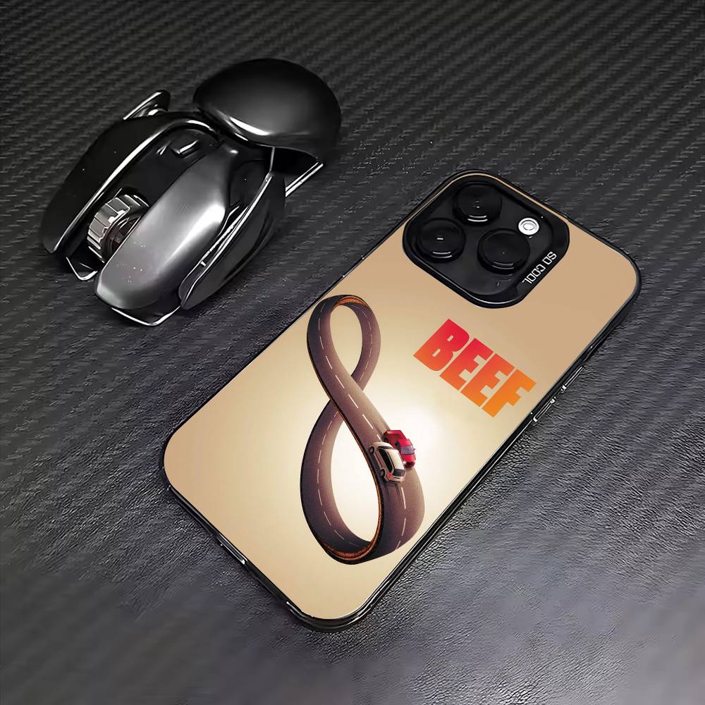 

B-beef tv show poster Phone Case For iPhone17,16,15,14,13,12,11 Plus,Pro Max Colored Silver Plated Inside Cover iPhone15pro