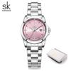SHENGKE Nové dámské kalendářové hodinky Módní styl Dámské křemenné náramkové hodinky Top značka Dámské Nejlepší dárky Hodiny