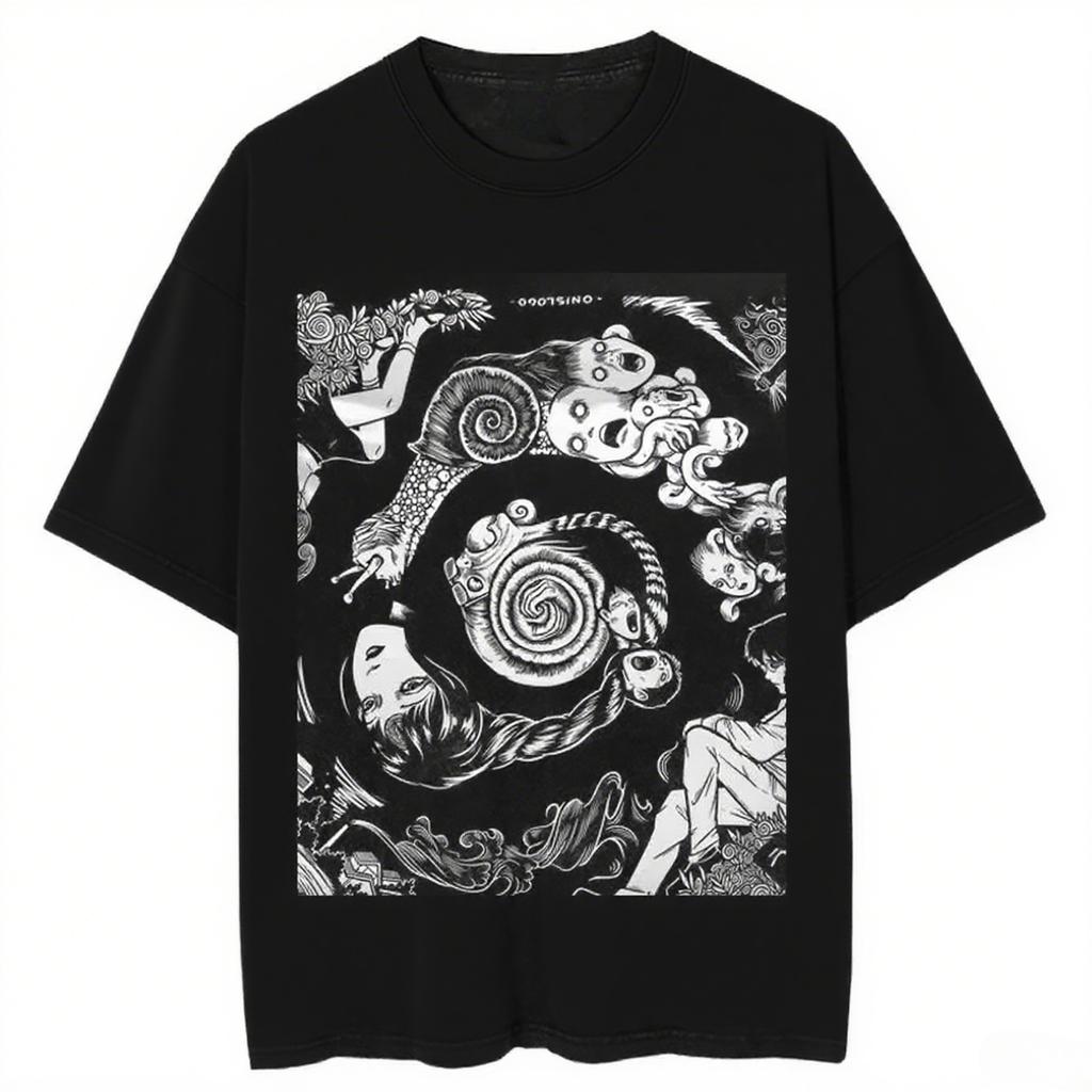 Sour Lady, Thriller, Manga, Graphic Tomie Kawakami, Anime Top T-Shirt, Hip Hop, Streetwear, Unisex Autumn and Winter Innerwear