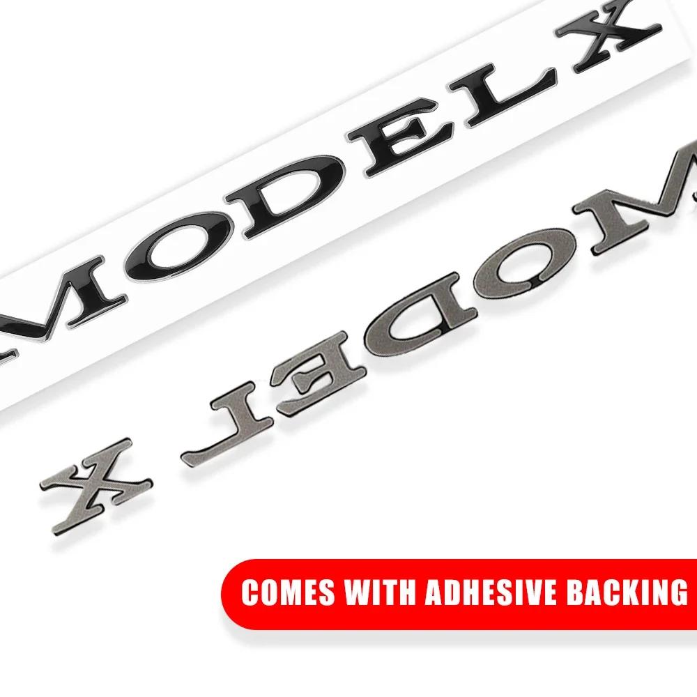 Autoaufkleber Tesla Auto Außen Dekor ABS Auto Heckklappe Kofferraum Motorhaube Aufkleber Emblem Abzeichen Aufkleber Für Tesla Model Y Model S