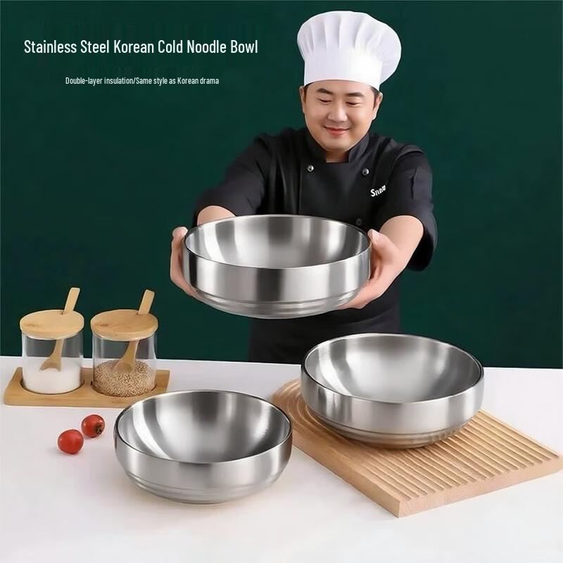 Mingjiang Chufang Stainless Steel Insulated Bowl Set