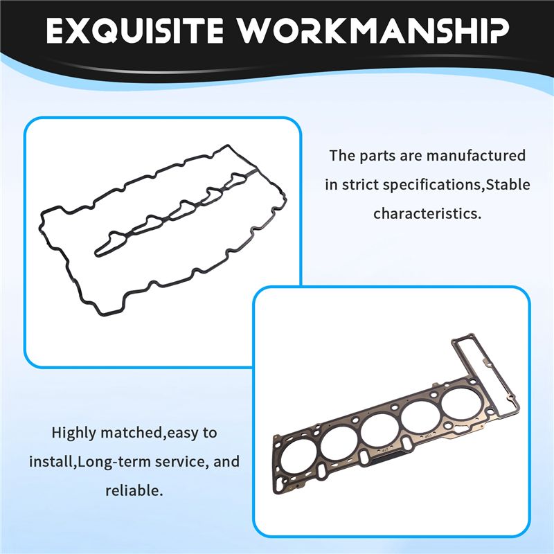 New Engine Overhaul Gasket Kit 6650160000 For Ssangyong Rexton 2.7 5-Cylinder 66501-60000