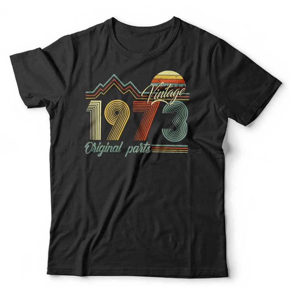 Birthday T Shirt Classic Vintage 1996 1973 Original Parts Gift Retro Unisex S