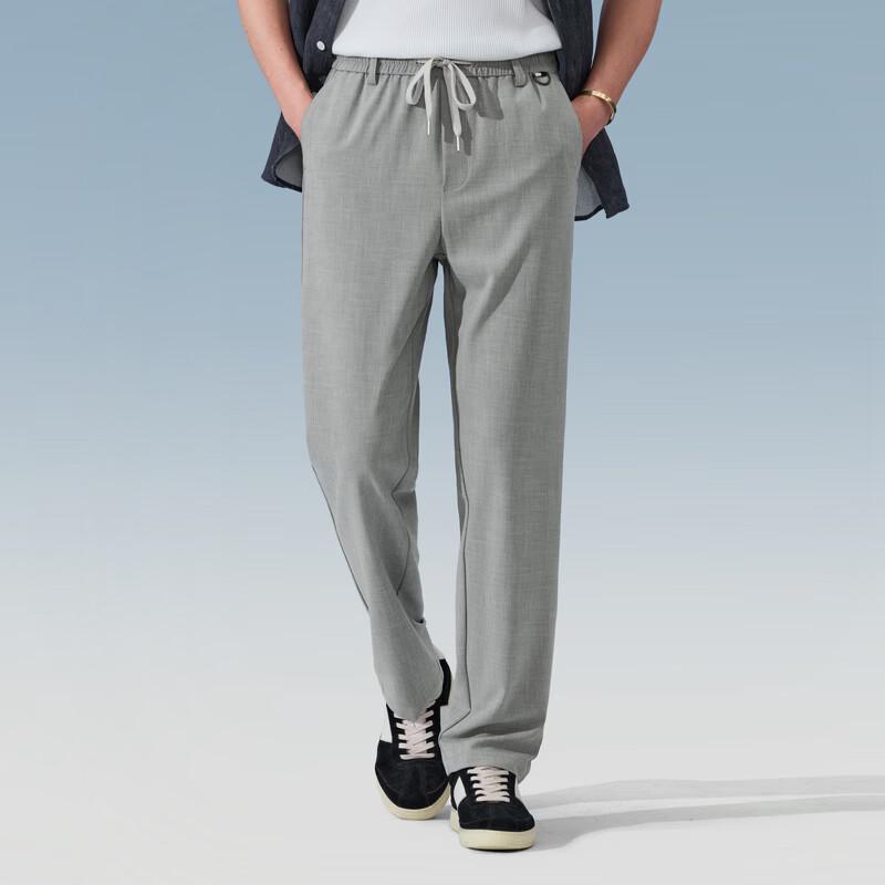 Judger Men's Linen-Tencel Blend Casual Business Pants