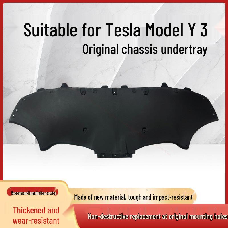Tesla Model 3/Y Refurbished Front & Rear Bumper Lower Guard & Rear Axle Splash Guard