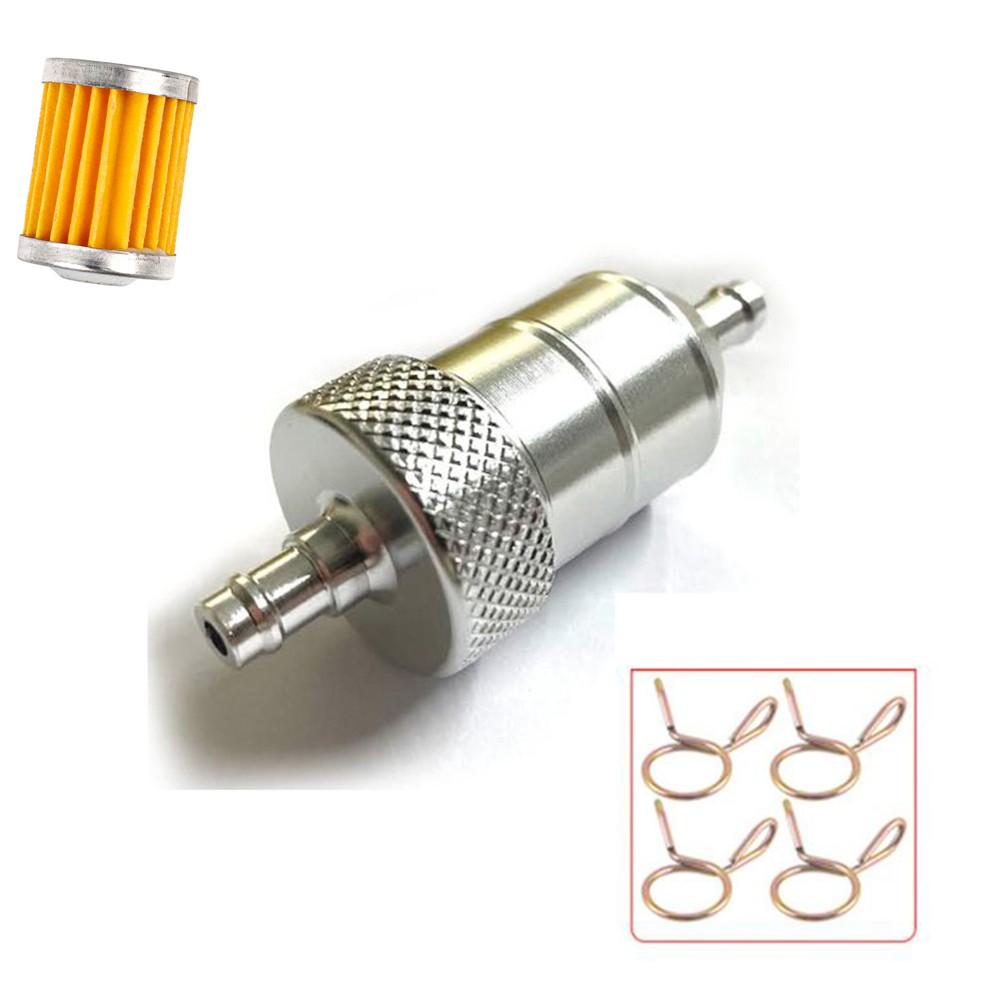 Hliníkový palivový filtr Inline filtr Motocyklový palivový filtr