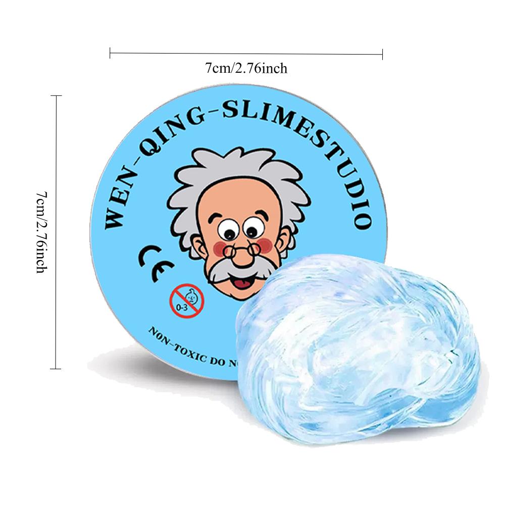 Colorful Non-Newtonian Liquid Decompression Toys Transparent Elastic Modeling Compound Non-Toxic Creative Gift For Adult Kids