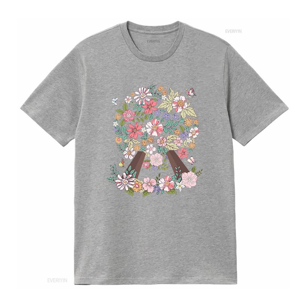 Floral Epcot T Shirt Flower and Garden Festival E0725 vintage Washed Unisex Versatile Breathable Top For Everyday Wear graphic