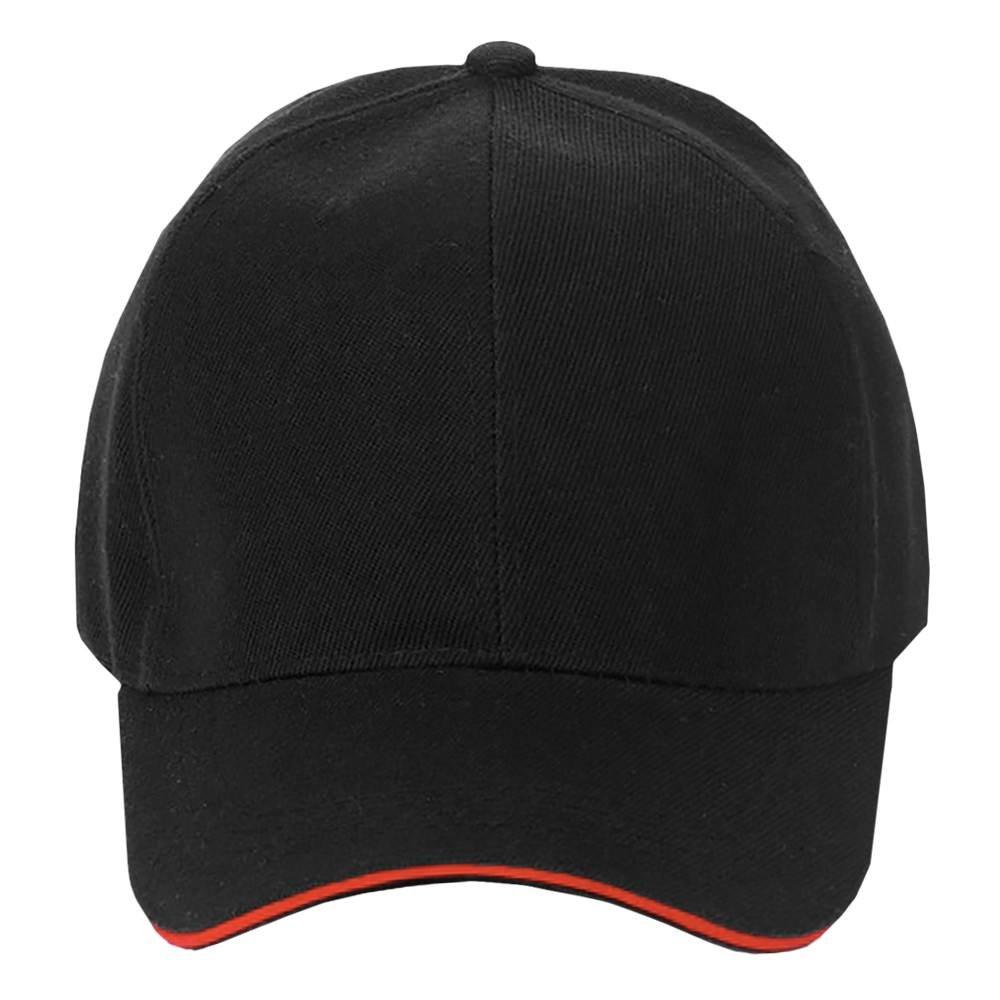 BUZZxSELECTION Solid CAP027 Black x (Buzz Selection) Hat/Cap, Stylish, Color, Cool, Black/White, Men's/Women's, (01 Red)