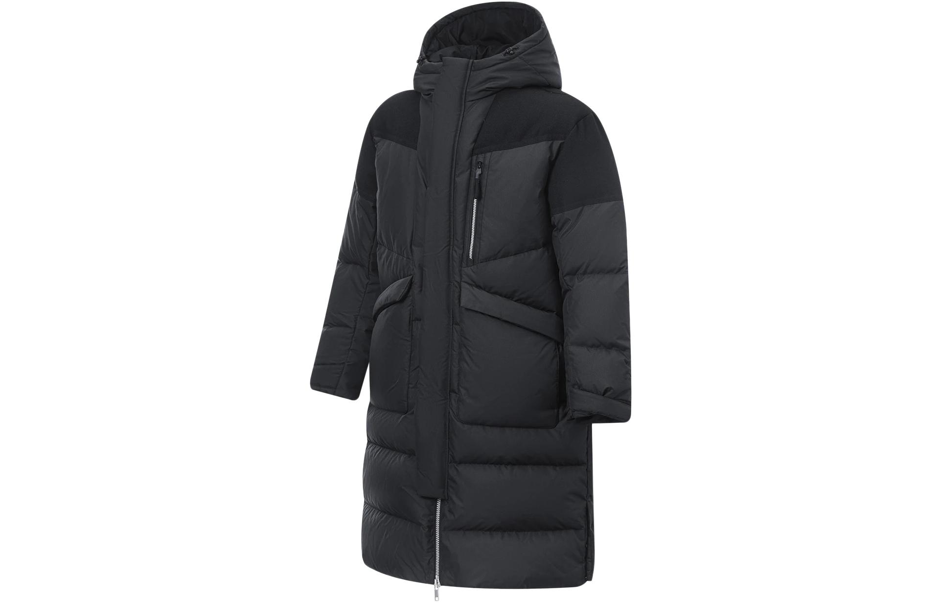 Li Ning Спортивная жизнь Коллекция Пуховик Мужской Черный AYMT069-1 L