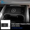 Handy-Ladegerät 15W Auto Kabellose Ladehalterung PVC-Matte Linkslenker Für Chery Tiggo 8 Pro 2024 2025