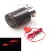 Vârf Toba Eșapament LED Fibră de Carbon Accesoriu Auto