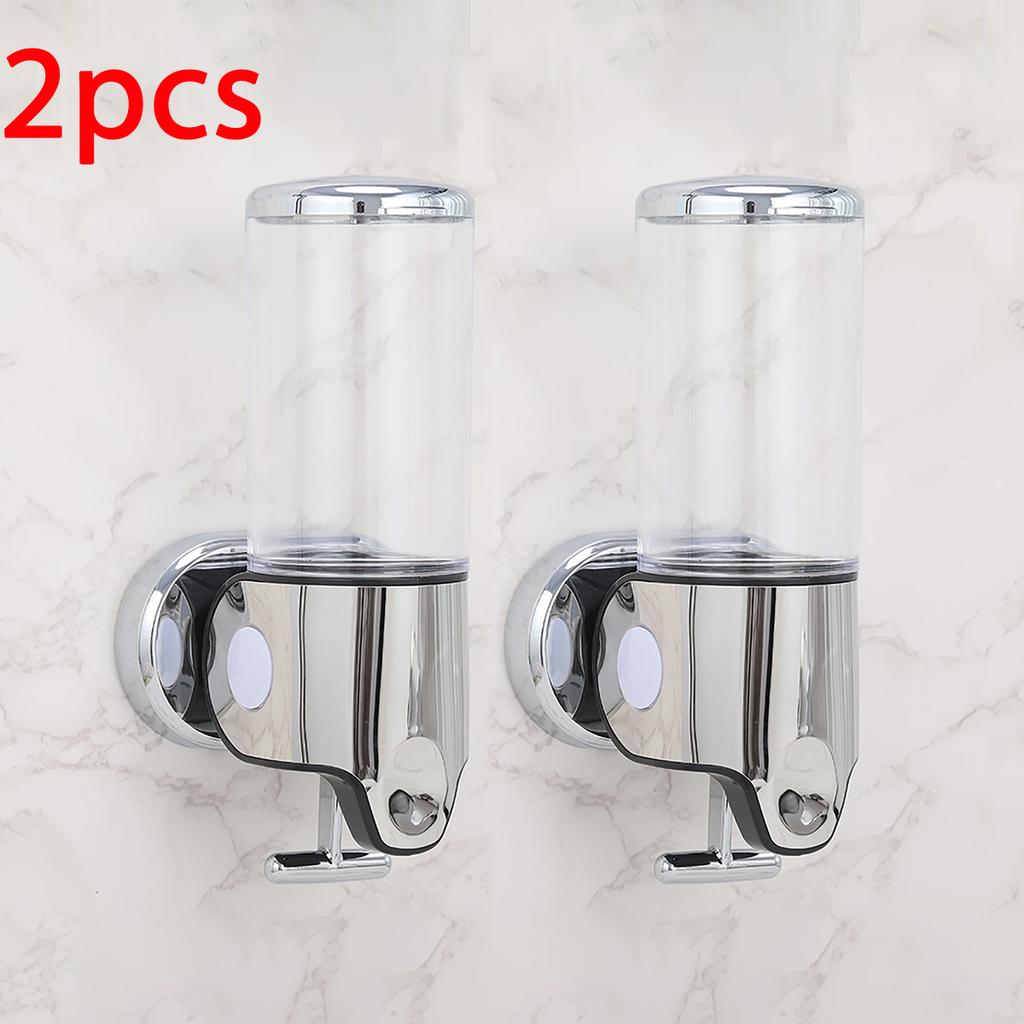 Soap Dispensers Shampoo Dispenser Hotel Bathroom Toilet Wall-mounted Shampoo Shower Gel Press Box Soap Pump Barrel Hand Liquid